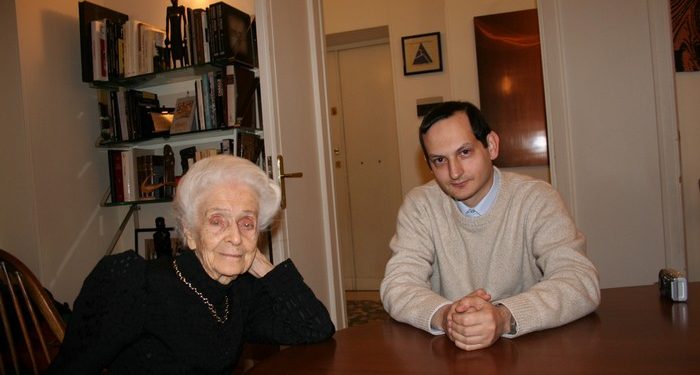 Prof. Levi-Montalcini and Dr. Bertelli 15 years ago
